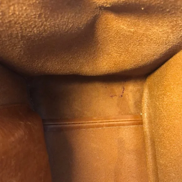 Elegant Tan Leather Madewell Tote Bag - Picture 11 of 14